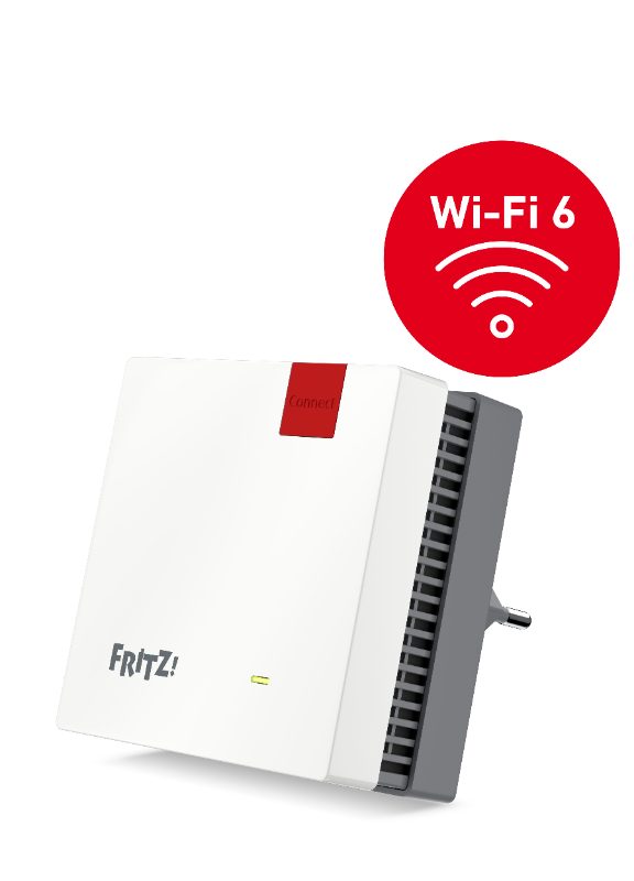 FRITZ!Repeater 1200 AX: Wi-Fi 6 Mesh-Repeater mit Gigabit-LAN für mehr Reichweite