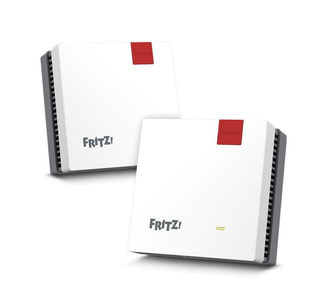 FRITZ!Mesh Set 1600: Zwei Wi-Fi 6 Repeater für flächendeckendes Mesh-WLAN