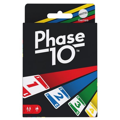 Phase 10: Rommé-ähnliches Kartenspiel mit zehn Phasen für 2 bis 6 Personen