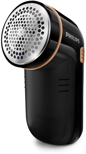 Philips GC026/80: battery-powered fabric shaver with a large lint container