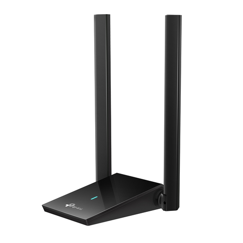 TP-Link Archer TX20U Plus: Wi-Fi-6-USB-Adapter mit zwei Antennen und Standfuß