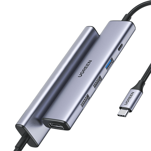 UGREEN Revodok 105: 5-in-1-USB-C-Hub mit HDMI, drei USB-A-Ports und 100-W-Durchladen
