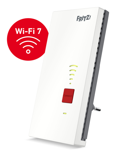 FRITZ!Repeater 2700: Wi-Fi 7 mesh repeater with 2.5 gigabit LAN for the wall socket